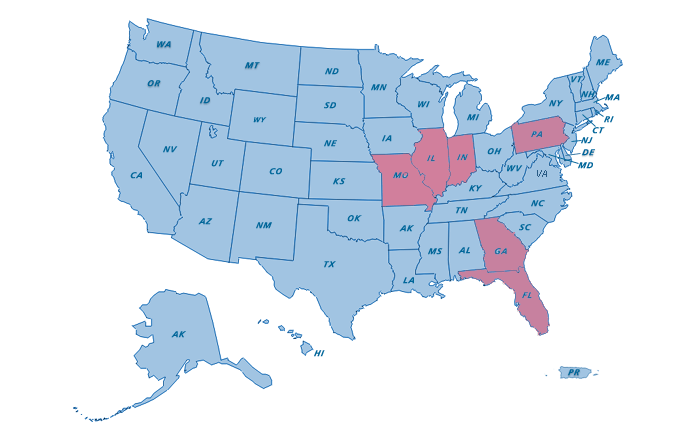 States Represented