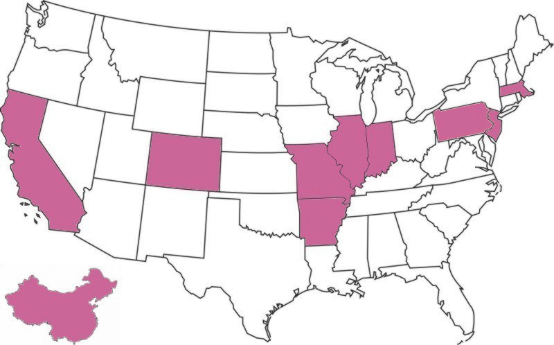 States Represented