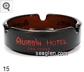 Aladdin Hotel, Las Vegas Glass Ashtray