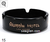 Aladdin Hotel, Las Vegas Glass Ashtray