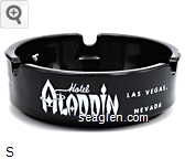 Hotel Aladdin Las Vegas, Nevada Glass Ashtray