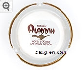 The New Aladdin, Hotel & Casino, Las Vegas, Nevada Porcelain Ashtray