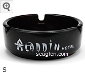 Aladdin Hotel, ''on the sparkling strip'', Las Vegas, Nevada Glass Ashtray