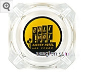 Bali Hai, Garden Hotel, Las Vegas Glass Ashtray