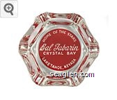 Home of the Stars, Bal Tabarin, Crystal Bay, Lake Tahoe, Nevada Glass Ashtray