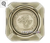 ''BC'' logo Glass Ashtray