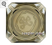 ''BC'' logo Glass Ashtray