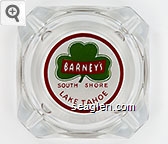 Barney's South Shore, Lake Tahoe Glass Ashtray