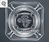 ''BC'' logo Glass Ashtray