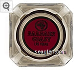 BC, Barbary Coast, Las Vegas Glass Ashtray