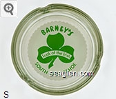Barney's Luck of the Irish, South Lake Tahoe Glass Ashtray
