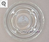 H.A.W. Tabor's Silver Dollar Casino Glass Ashtray
