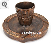 The Old Bucket of Blood, Virginia City, Nevada, 1876 Metal Ashtray