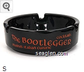 Cocktails, the Bootlegger, Maria's Italian Cuisine Glass Ashtray