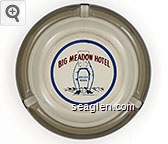 Big Meadow Hotel, Lovelock, Nevada Glass Ashtray