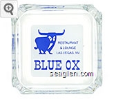 Restaurant & Lounge, Las Vegas, NV, Blue Ox Glass Ashtray