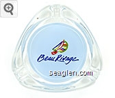 Beau Rivage Glass Ashtray