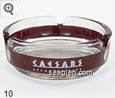 Caesars, Atlantic City Glass Ashtray