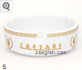 Caesars Glass Ashtray