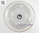 Caesars Glass Ashtray