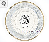 Caesars Glass Ashtray
