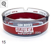 Las Vegas, Nevada, Sam Boyd's California Hotel and Casino Glass Ashtray