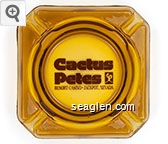 Cactus Pete's, Resort Casino - Jackpot Nevada Glass Ashtray