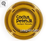 Cactus Pete's, Jackpot, Nevada Glass Ashtray