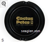 Cactus Pete's, Resort Casino, Jackpot, Nevada Glass Ashtray