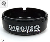 Carousel, Casino Center- Las Vegas Glass Ashtray