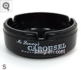 McLaney's Carousel, Downtown Las Vegas Glass Ashtray