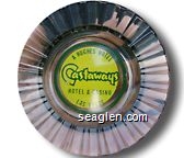 A Hughes Hotel, Castaways Hotel & Casino, Las Vegas Glass Ashtray