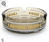 Caesars Tahoe Glass Ashtray