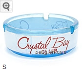 Crystal Bay Club Glass Ashtray