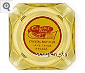 Crystal Bay Club, Dining Dancing Gaming, Crystal Bay Club, Lake Tahoe Nevada Glass Ashtray