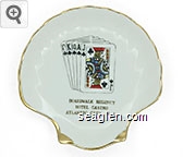 Boardwalk Regency, Hotel Casino, Atlantic City, N.J. Porcelain Ashtray