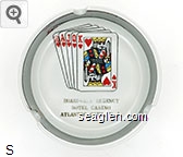 Boardwalk Regency, Hotel Casino, Atlantic City, N.J. Porcelain Ashtray