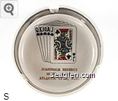 Boardwalk Regency, Hotel Casino, Atlantic City, N.J. Porcelain Ashtray