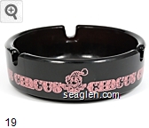 Circus Circus Glass Ashtray