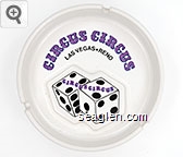 Circus Circus, Las Vegas * Reno, KSA '87 Porcelain Ashtray