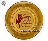The Colony Casino ''It's Only Money'' Reno, Nevada Glass Ashtray