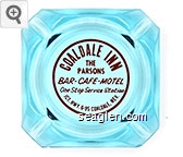 Coaldale Inn, The Parsons, Bar - Cafe - Motel, One Stop Service Station, Jct. Hwy. 6-95 Coaldale, Nev. Glass Ashtray