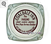 Coaldale Inn, The Parsons, Bar - Cafe - Motel, One Stop Service Station, Jct. Hwy. 6-95 Coaldale, Nev. Glass Ashtray