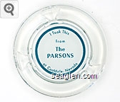 I took this from The Parsons, at Coaldale, Nevada Glass Ashtray
