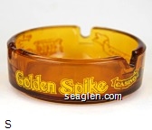 Golden Spike Casino, Carson City, Nevada Glass Ashtray