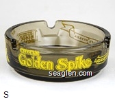 Chuck's Golden Spike Casino, Carson City, Nevada Glass Ashtray