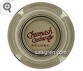 Chumash Casino Resort Glass Ashtray