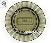 Del Webb's Claridge Casino Hotel Glass Ashtray