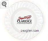 Sensational, Del Webb's Claridge Casino Hotel Porcelain Ashtray