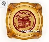 Cal-Neva Lodge, North Side of Lake Tahoe, Crystal Bay, Nevada Glass Ashtray